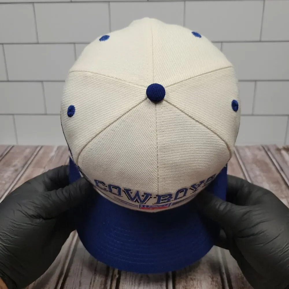 Vintage Dallas Cowboys Logo Athletic Pro Line Diamond Cut Snapback Hat NFL